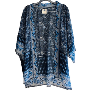 Wild Blue x Sadie Rogers Boho Blue Floral Kimono